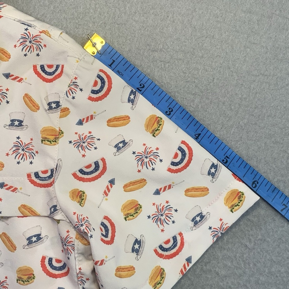 Boys Blue Quail Clothing Co Dry-Fit | Size 4T 4th Of just Print UPF 50+ - Picture 6 of 8